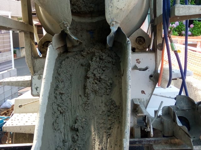 スランプ検査の様子