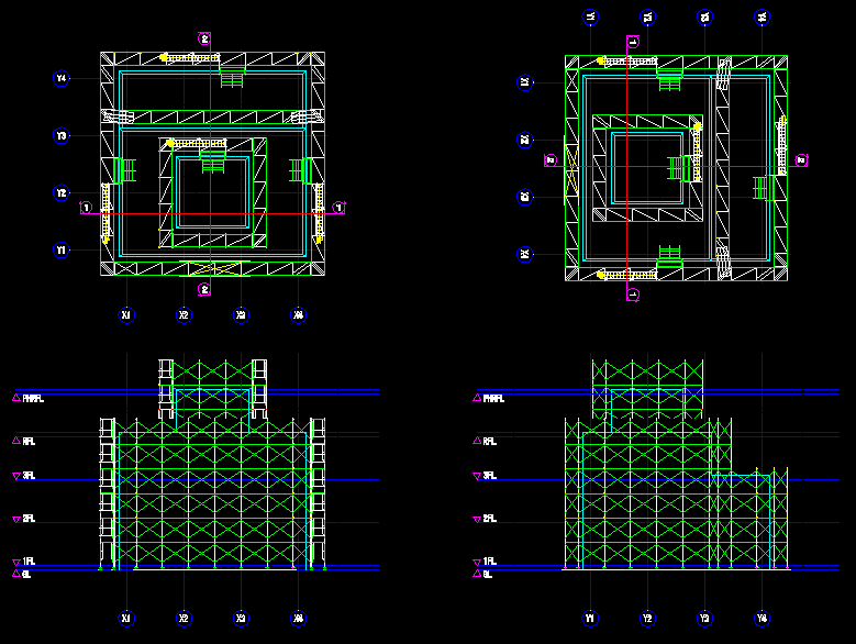 足場架設通路計画図